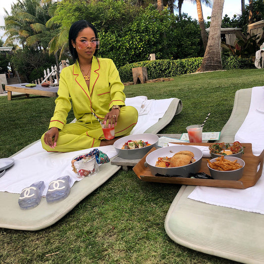 Pajamas Women Spring And Summer Imitation Silk Long-Sleeved Ice Silk Cardigan Suit