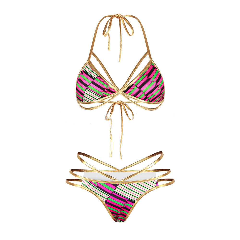 African Printed Two-Pieces Bikini