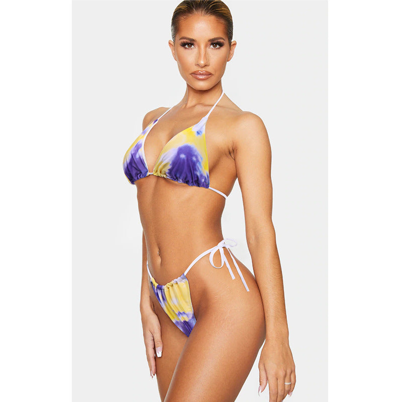 Swimwear Sexy Split Swimsuit Women Bikini Bikini Three-Piece Swimwear