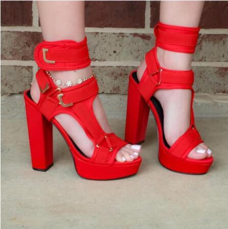 New High-Heel Platform Open-Toe Sandals