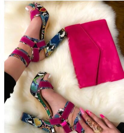 New High-Heel Platform Open-Toe Sandals