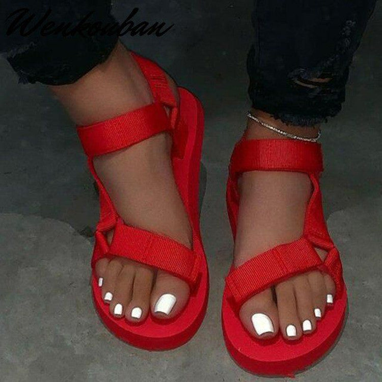 Flat Heel Casual Beach Sandals