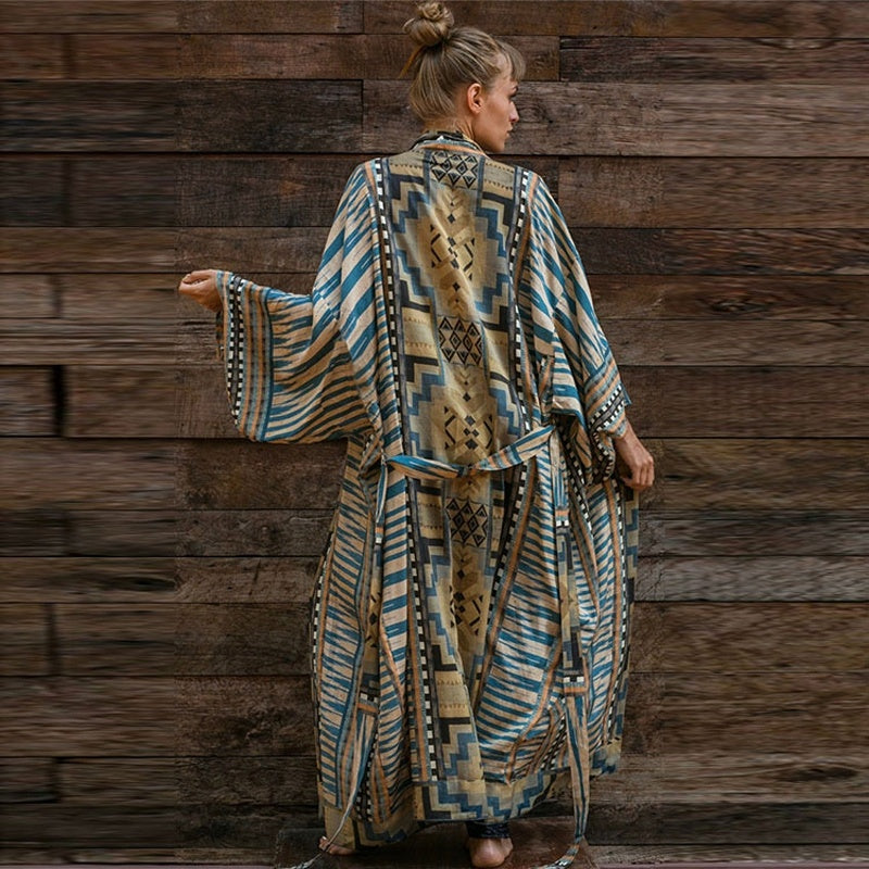 Cotton Beach Cover up Print Bathing suit cover up