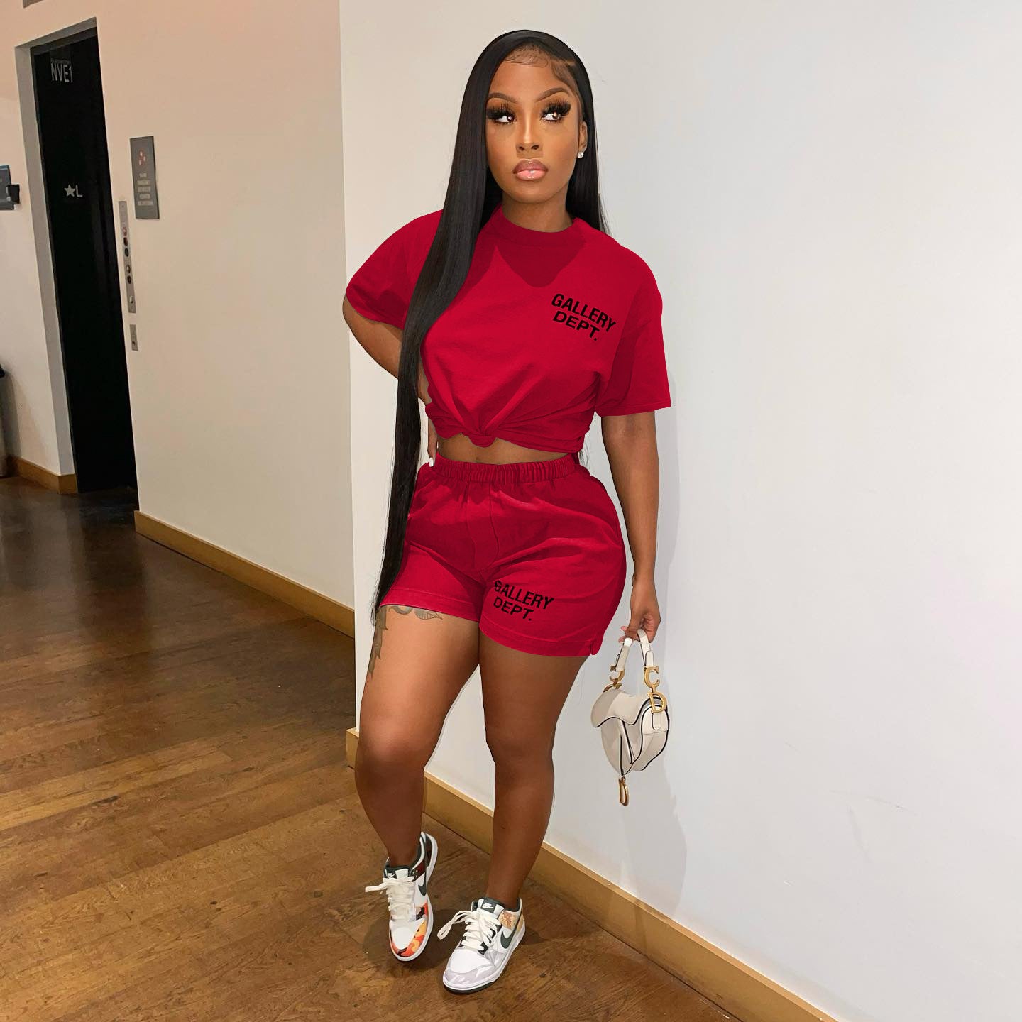 Women's Clothing Printed Letters Sexy Fashion Two-piece Set - Branpairriel Clothing Store
