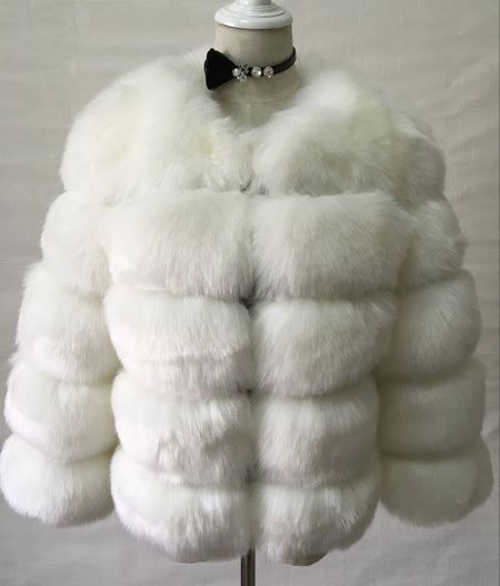 S-3XL Mink Coats Women Winter New Fashion FAUX Fur Coat Elegant Thick Warm Outerwear Fake Fur Jacket Chaquetas Mujer