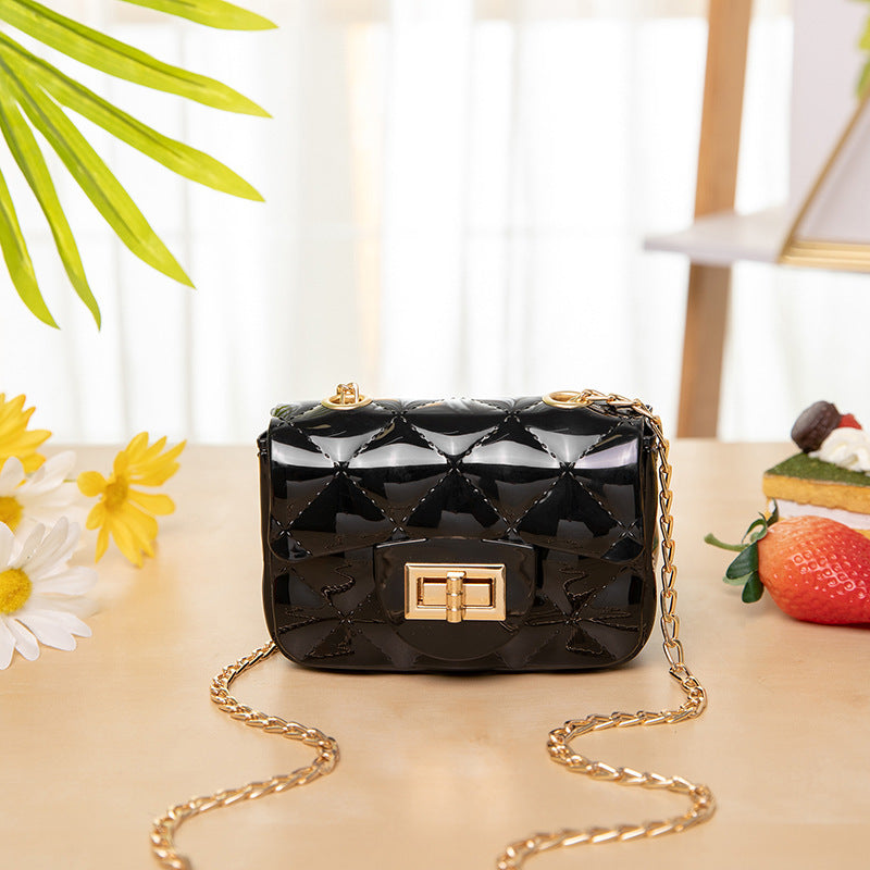 Colored Mini Shoulder Bags With Pearls
