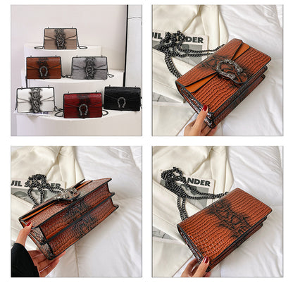 Fashion Chain Leather Shoulder Bag
