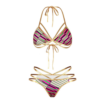 African Printed Two-Pieces Bikini