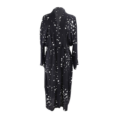 Cotton Beach Cover up Print Bathing suit cover up