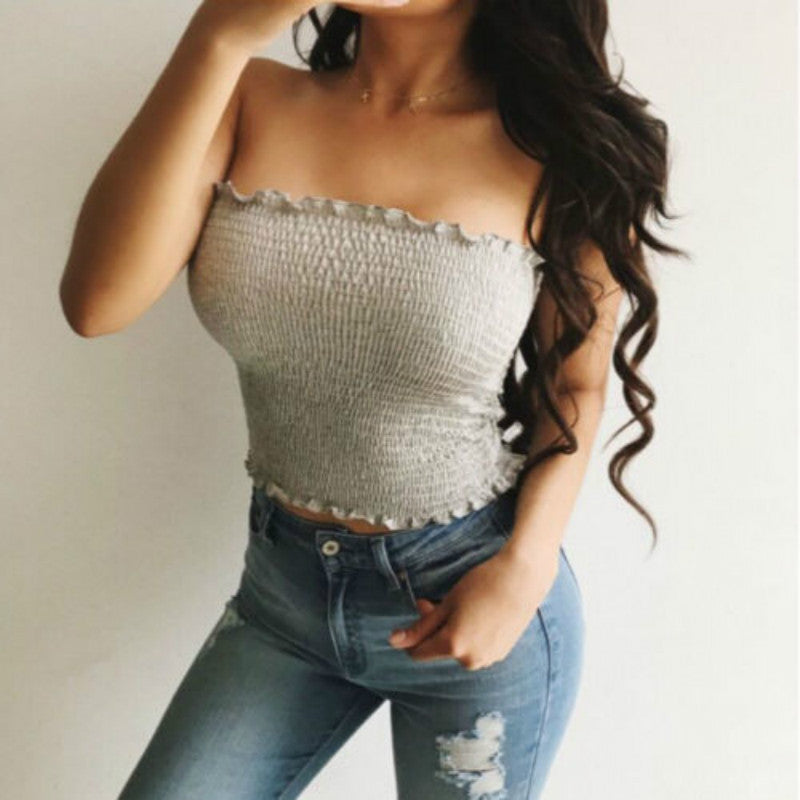 Sleeveless Crop Tops
