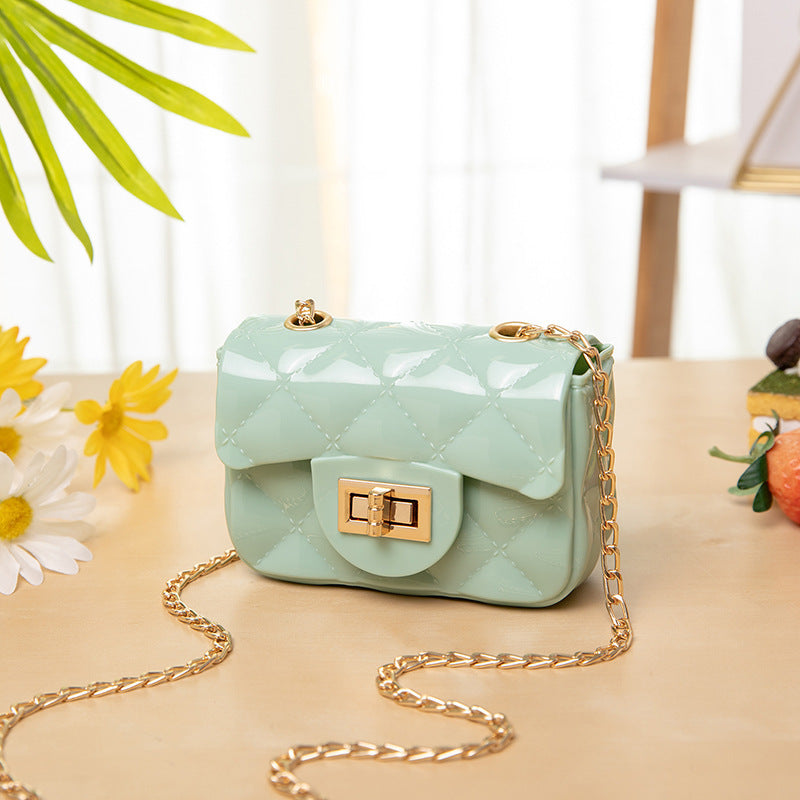 Colored Mini Shoulder Bags With Pearls