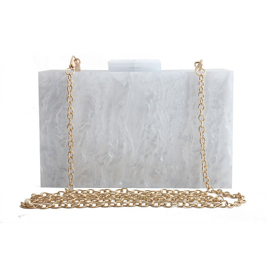 Handbags Marble Pattern/ Acrylic Luxury Handbags