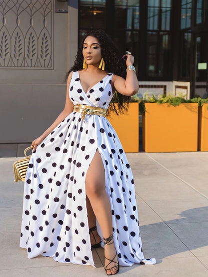 Sexy Party Dress With Golden Waist Belt