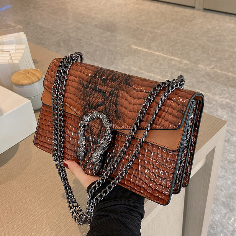 Fashion Chain Leather Shoulder Bag
