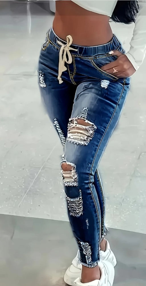 Jeans For Women/ Exclusive Elastic Waist High Elasticity