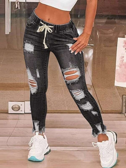 Jeans For Women/ Exclusive Elastic Waist High Elasticity