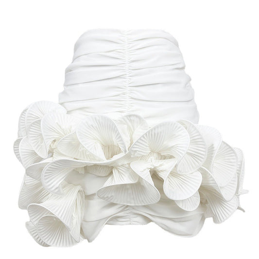 Three-dimensional Flower Bag Hip Women Skirt - Branpairriel Clothing Store