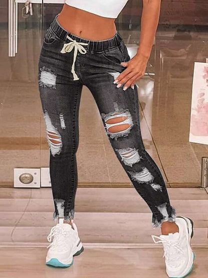 Jeans For Women/ Exclusive Elastic Waist High Elasticity