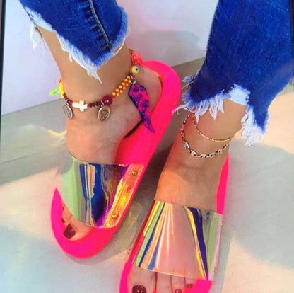 Sequined Sandles